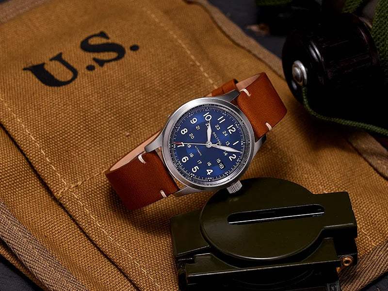 Baltany Field Watch S2049 Customizable 10ATM Waterproof 39mm  NH35 Automatic Ar Sapphire Swiss lume