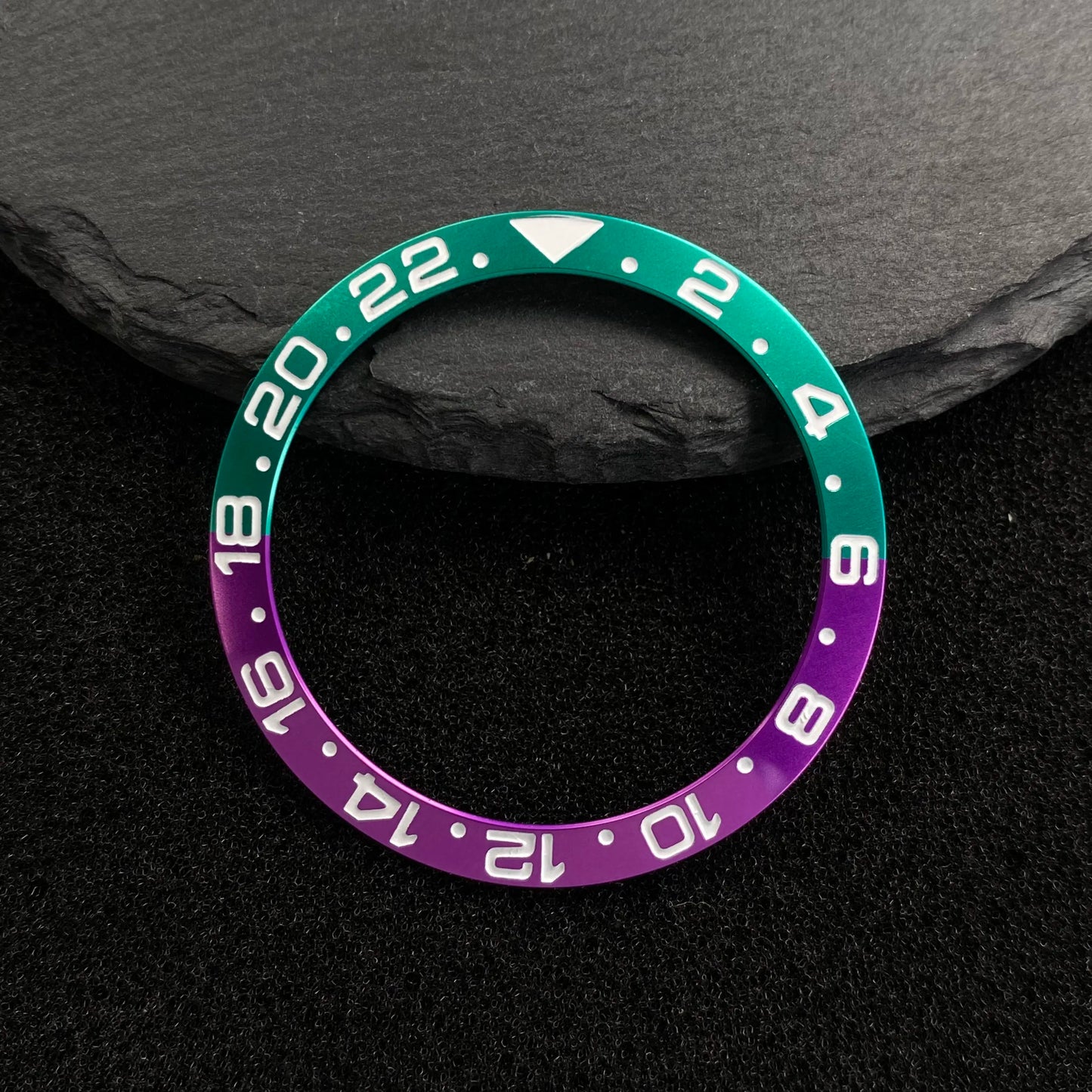 NH35 38-30.5mm bezel insert red Hands Watch Hands Blue Green Luminous Red Green Blue Hands For NH35/36/4R/7S Movement Watches Parts
