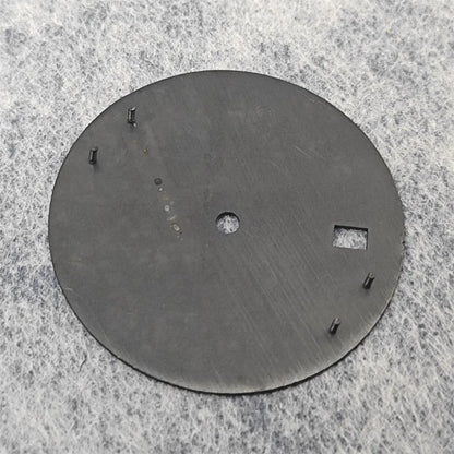 30.5mm Watch Dial DIY Vertical Texture Surface with Date Faces for PP Case Watch Accessories for NH35A / 4R35 Movement