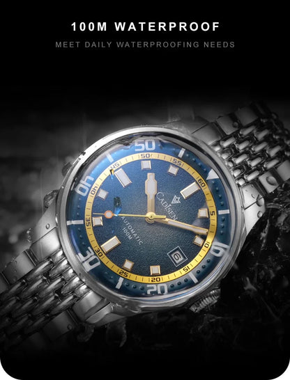 CADISEN C8244 Miyota 8215 Automatic 40mm 10bar diver sapphire luminous