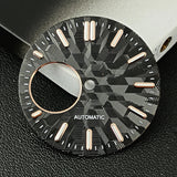 NH38 Watch Dial  man watch Custom logo dial green luminous suitable for NH38 movement watch accessories