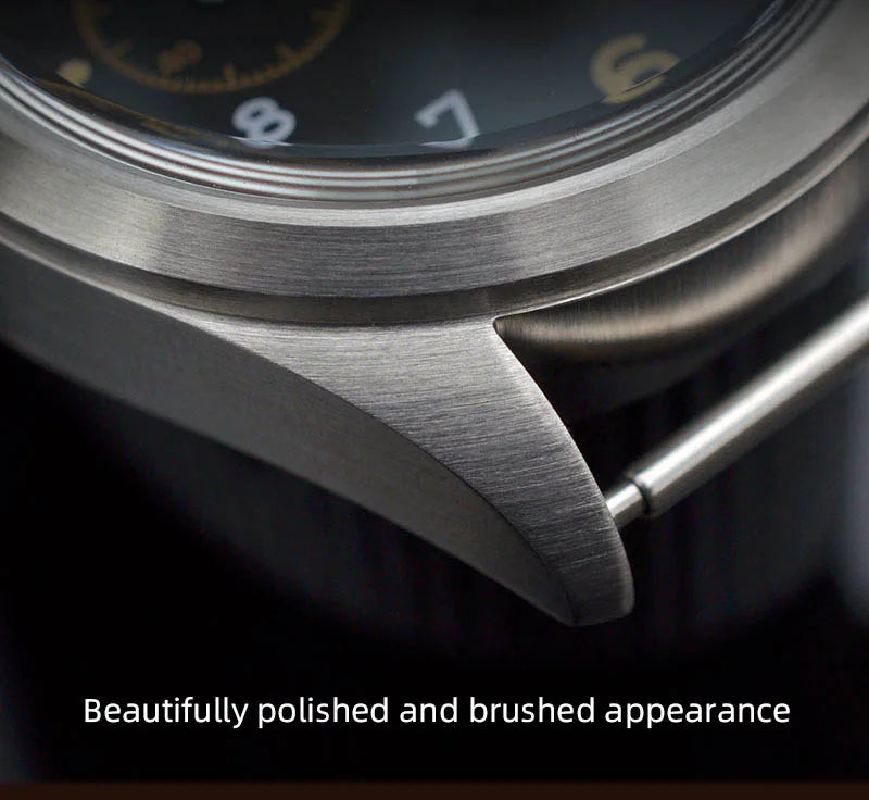 Customizable Watch Baltany 39mm Vk64 Quartz  Military watch Chrono RAF 6BB Homage Multifunction Chronograph 5bar AR Sapphire Swiss Lume