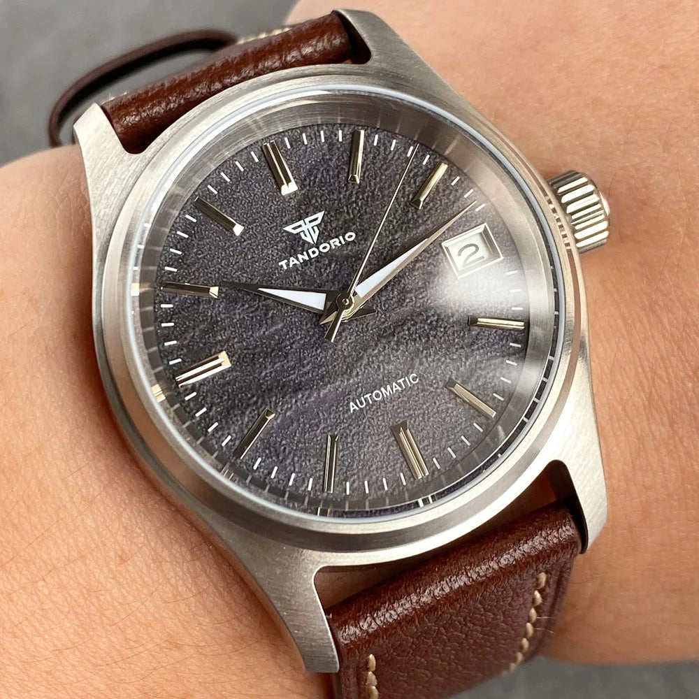 Tandorio TD191A 36MM  Pilot watch NH35A 20ATM Relogio Masculin Sapphire