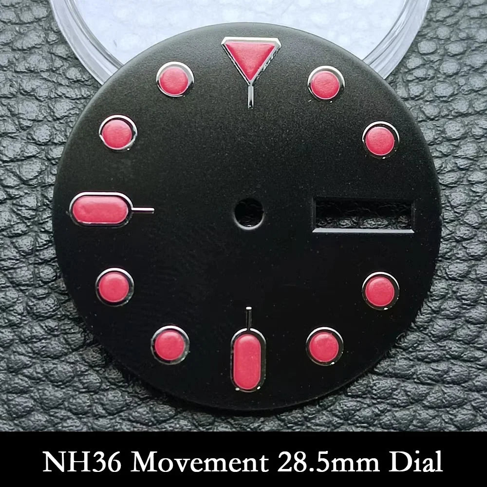 NH35 Case 42mm High-quality Yacht Master Steel Black Case NH35 NH36 Movement Case Watch Accessories Sapphire Glass 22mm Band
