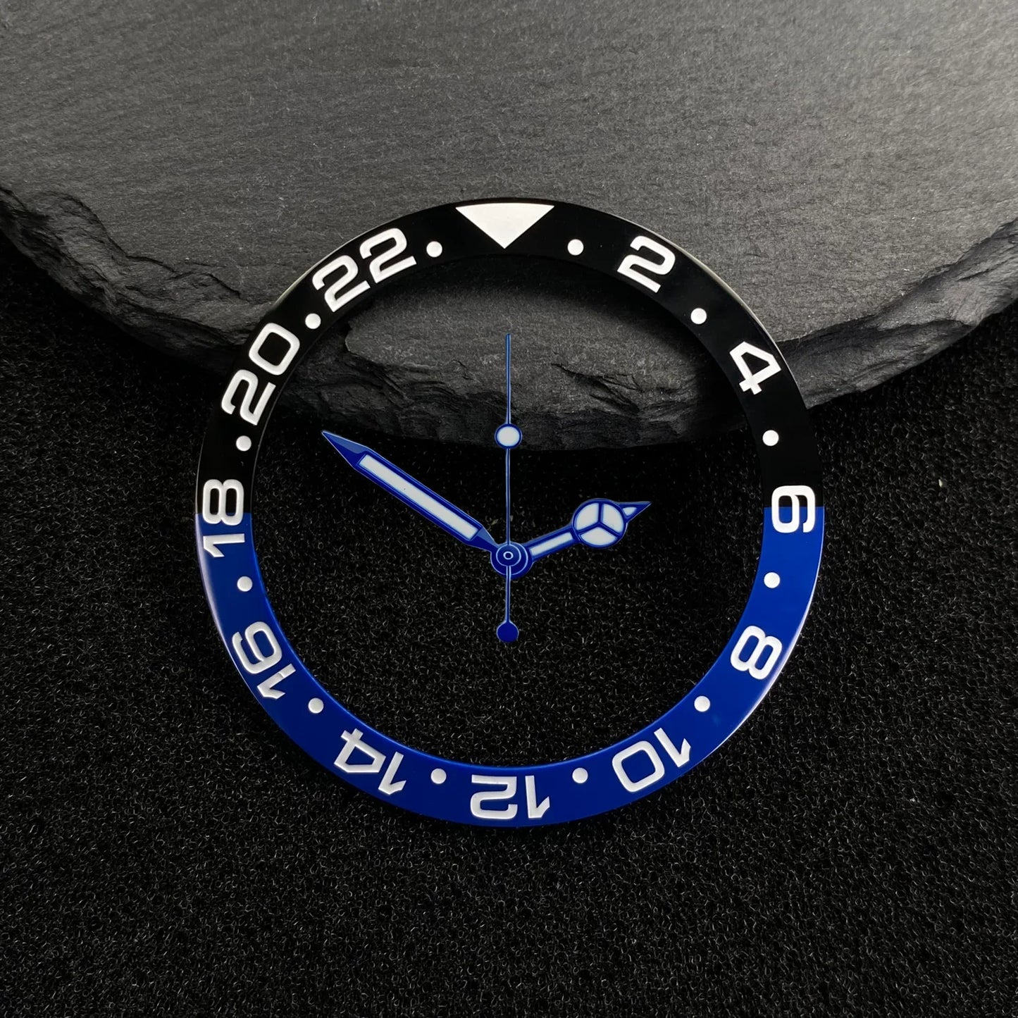 NH35 38-30.5mm bezel insert red Hands Watch Hands Blue Green Luminous Red Green Blue Hands For NH35/36/4R/7S Movement Watches Parts