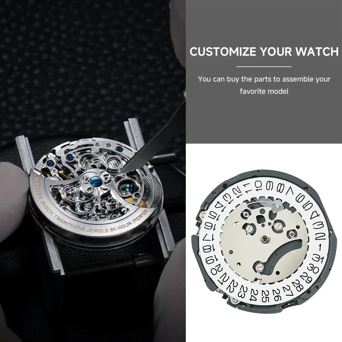 Japan Genuine VK63A Chronograph Quartz Movement with Battery Japan Original Mechanism VK63 VK61A VK67A Mod Replace Movement