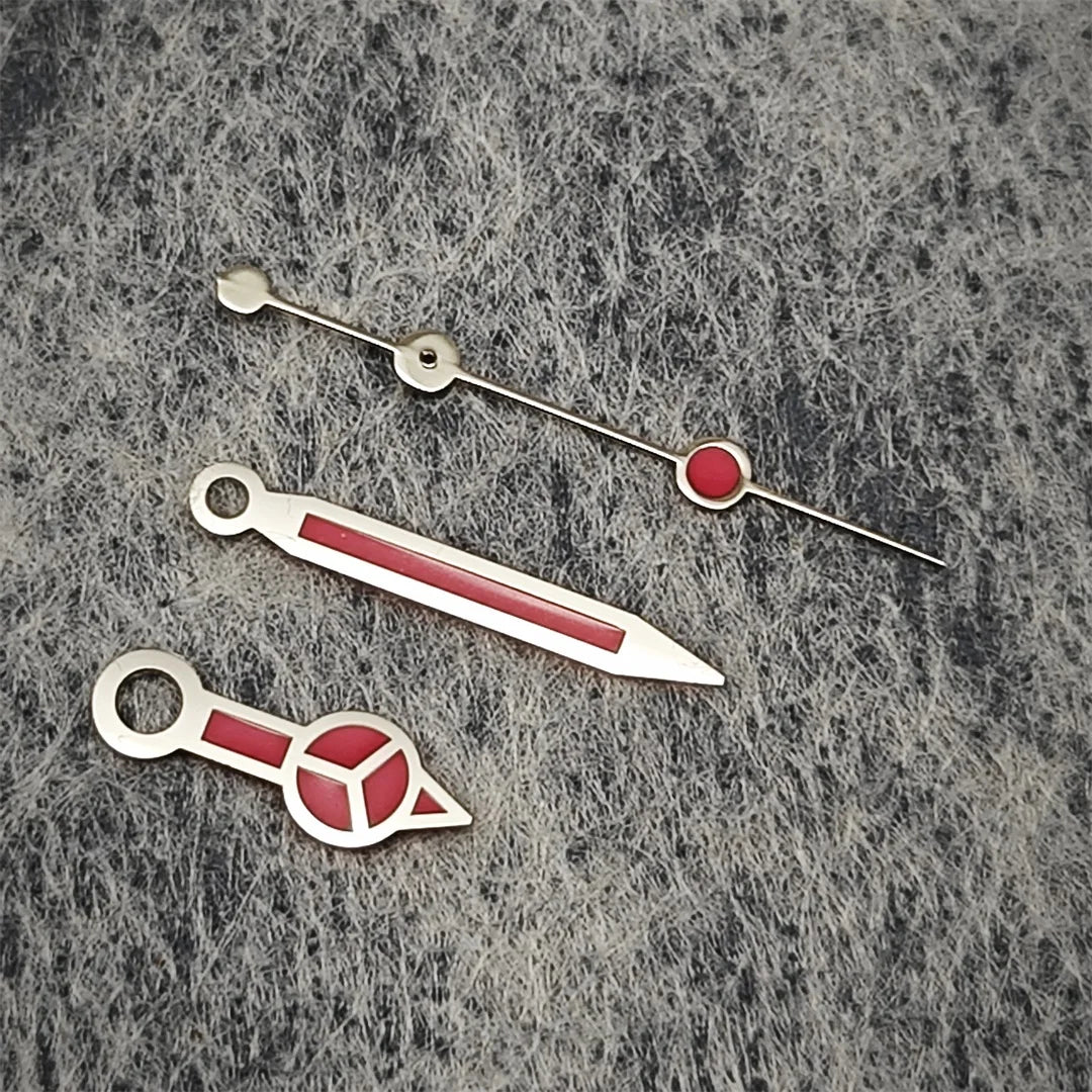 28.5mm NH34 Watch Dial + 4 Pointer Set GMT Mechanical Accessories SUB Watch Dial Modification Parts for NH34 and NH35 Movements