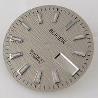 grey logo dial