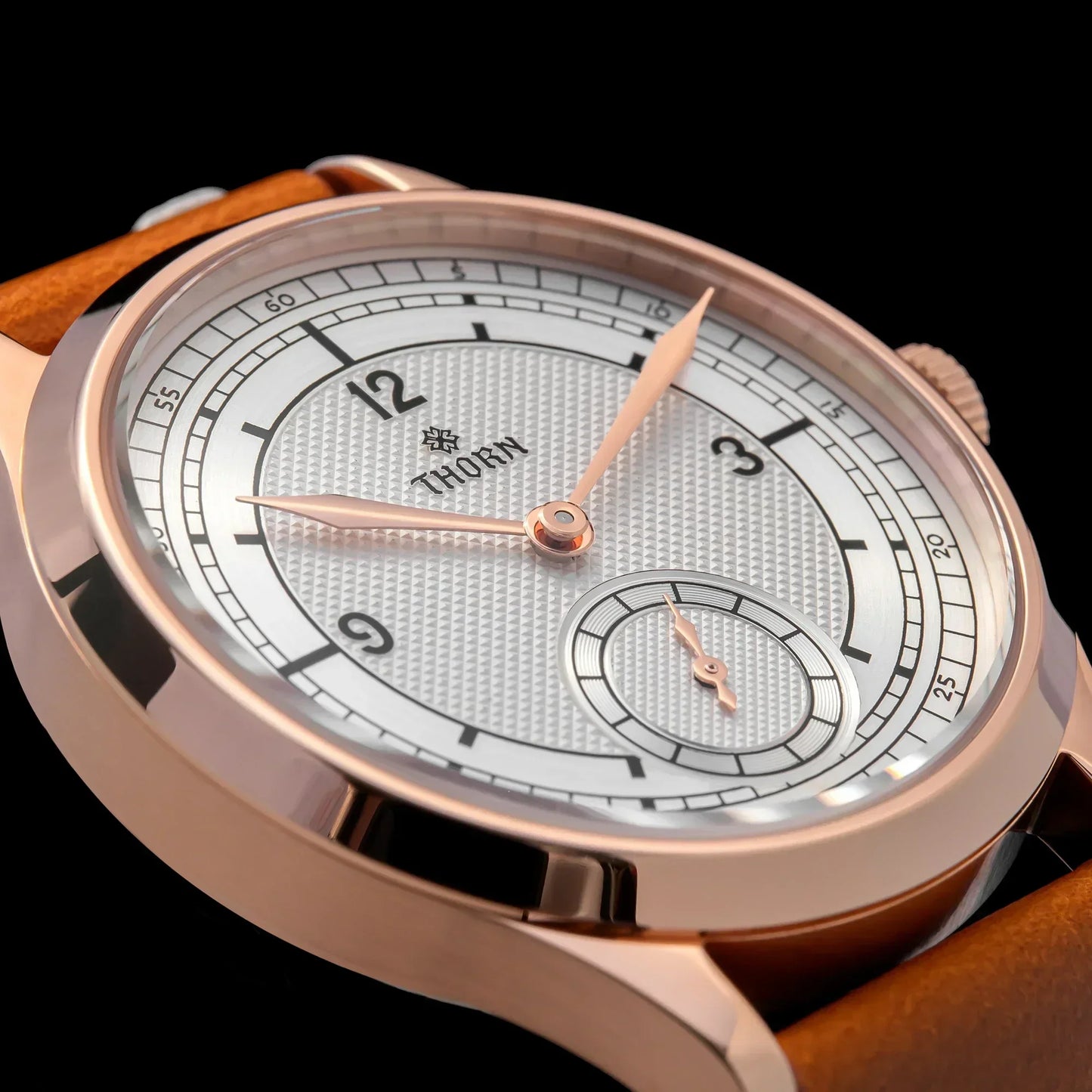 THORN Too1  quartz Sub Second Watch 37mm Case 3ATM AR Sapphire Pilot