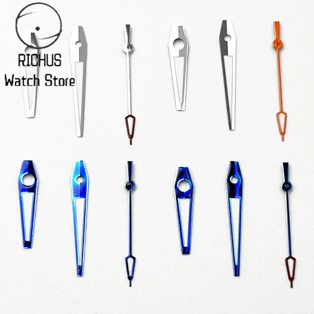 ETA Hands Silver/Blue Watch Hands Fit NH35 NH36 PT5000 ETA2836 2824 DG2813 3804 Miyota8215 8205 821A Movement Watch Accessories