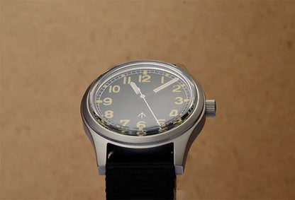 Custom logo available Baltany 36MM W10 Military Watch Man S2005 Waterproof Sterile Dial NH38 Automatic Ar Sapphire  10bar Swiss Lume