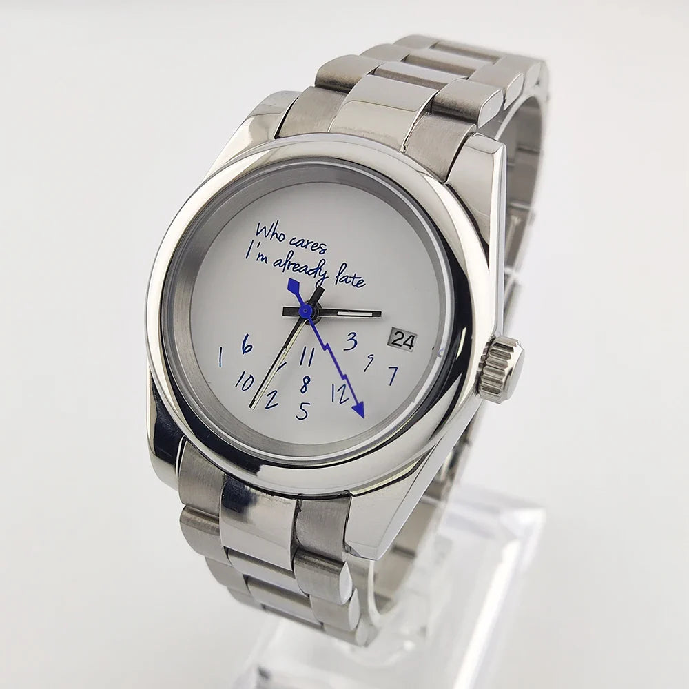 Special Dial Oyster Watch NH35  36mm/39mm Who cares im already late Sapphire Crystal  10bar