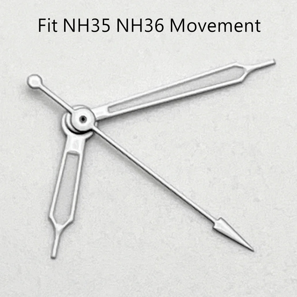 NH35 Hands Silver/Blue Watch Hands Fit NH35 NH36 PT5000 ETA2836 2824 DG2813 3804 Miyota8215 8205 821A Movement Watch Accessories