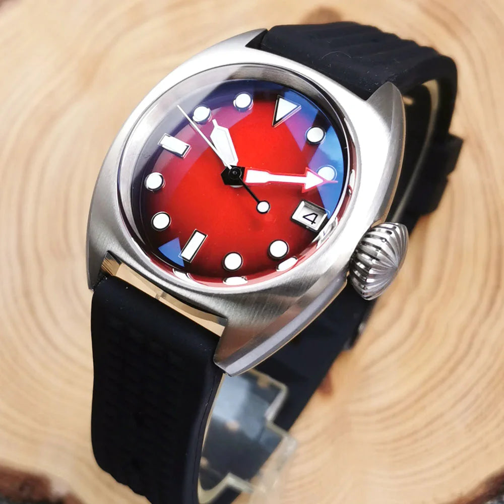 Tandorio Identity Crisis watch TD102s NH35 Domed AR Sapphire 36mm pilot watch