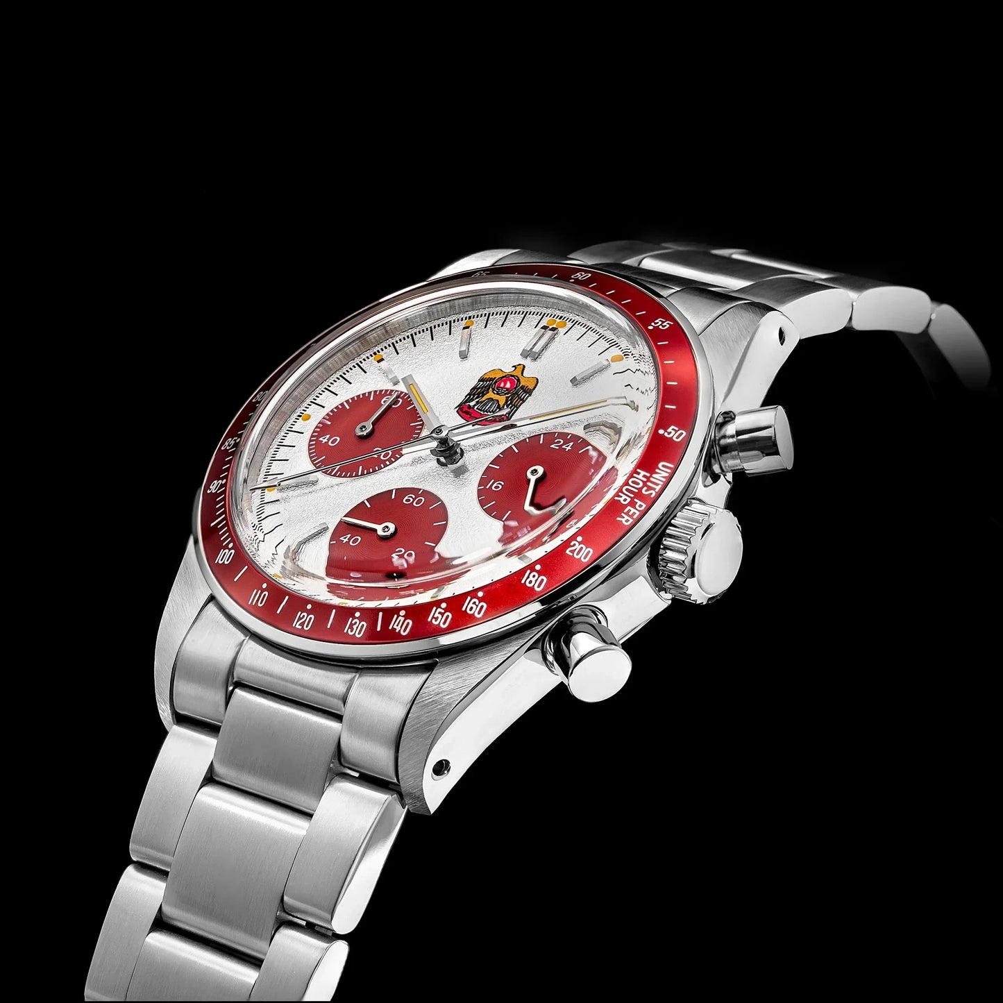 THORN T010 Chronograph 37mm Paul Newman VK63 Quartz Couple/sapphire/K9 Glass 3Bar