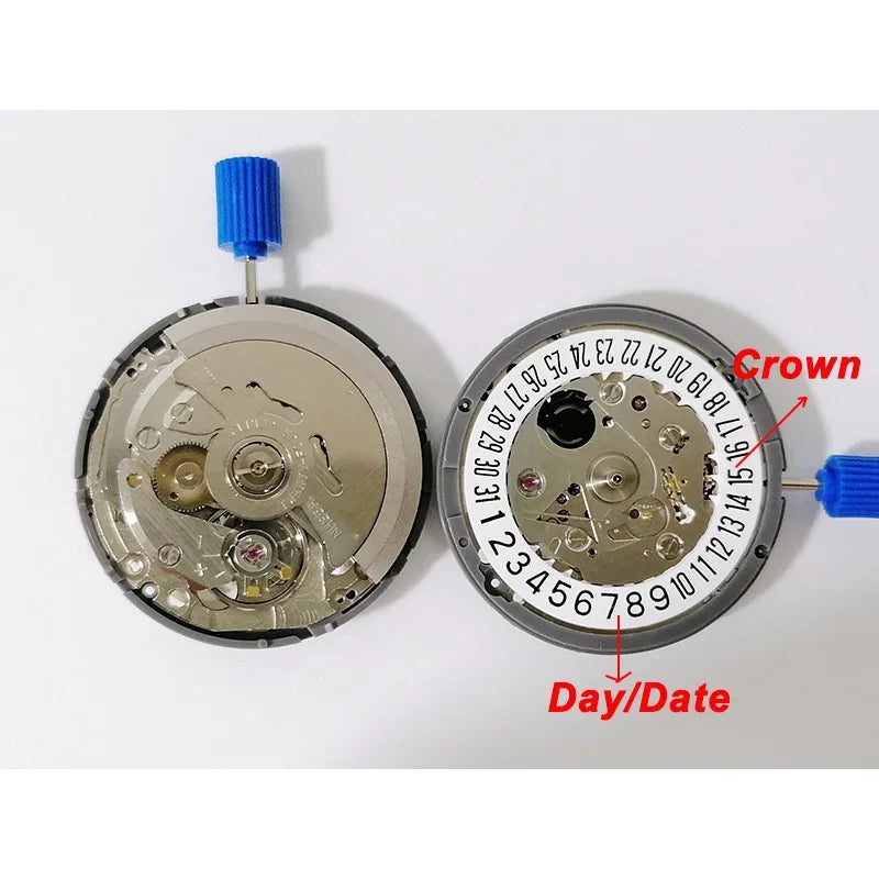 Japan Geniune NH35A Premium Mechanical Movement NH35 White Date wheel 24 Jewels Automatic Self-winding High Accuracy Movt Replace