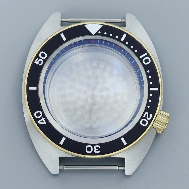 41mm NH35 Watch Case Stainless Steel Accessories For NH35 NH34 Mod Abalone NH36 NH70 Movement 28.5mm Dial Sapphire Crystal Glass