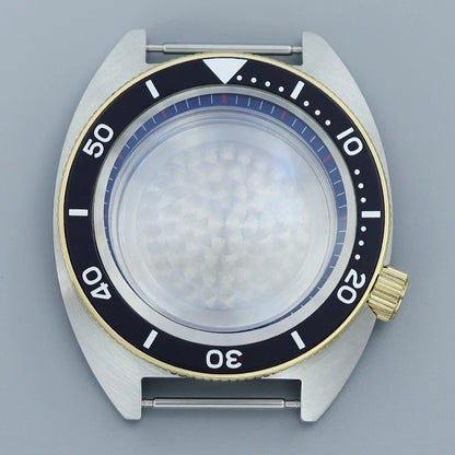 41mm NH35 Watch Case Stainless Steel Accessories For NH35 NH34 Mod Abalone NH36 NH70 Movement 28.5mm Dial Sapphire Crystal Glass