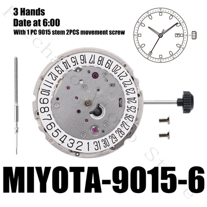 Genuine 9015 Movement Japanese Miyota 9015 Movement