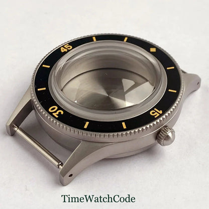 50 FATHOMS Real Bronze Watch Case Fit NH34 NH35 NH36 NH38 NH70 NH72 ETA2824 PT5000 SW200 Bow Sapphire Glass 20BAR Sandblast 40mm