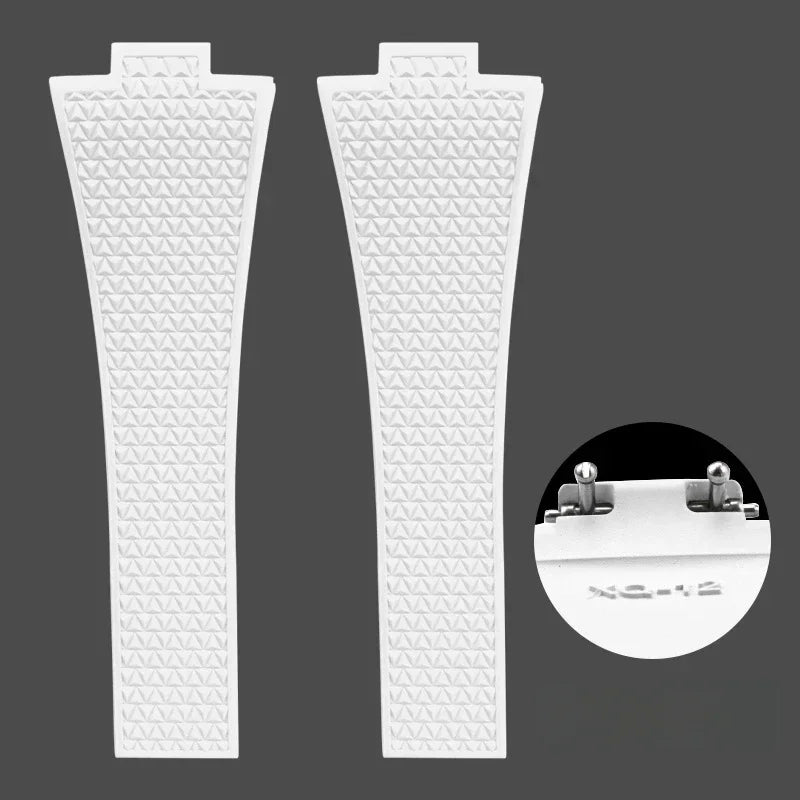 PRX watch band Quick Release  11mm 12mm T137.407/T137.410 Super Player Fluoro rubber FKM Watch Strap Bracelet