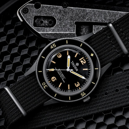 NH35 movt 50 Fathoms Watch THORN SHY033  40MM C3 lume AR Mineral Glass