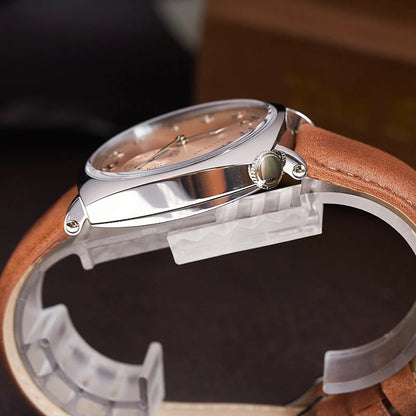 Baltany  Dress Watches Man S4046 1921 Sub-second Homage ST1701 Stainless Steels Classic Square Case Vintage Mechanical Watch