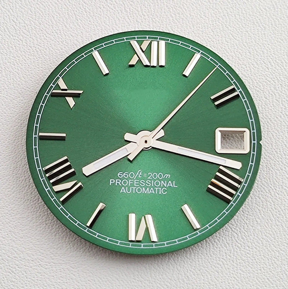 28.5mm NH35 dial Roman dial S Dial Modified Dial for NH35/NH36 Automatic Movement Watch accessories