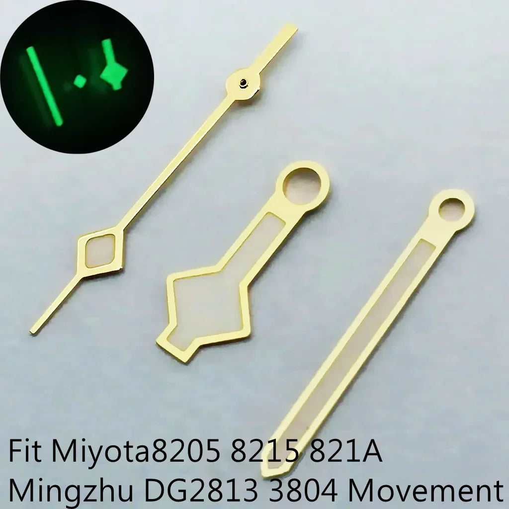 NH35Luminous Hands Snowflake Gold/Silver/Black/Rose Gold Watch Hand Watch Fit NH35 NH36A Miyota 82 Series ETA 2824 2836 Movement