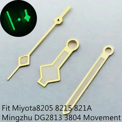 NH35Luminous Hands Snowflake Gold/Silver/Black/Rose Gold Watch Hand Watch Fit NH35 NH36A Miyota 82 Series ETA 2824 2836 Movement
