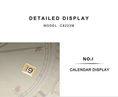 CADISEN C8223 DateJust Watch Miyota 8215 Sapphire Luxury Golden Watch 36MM Ladies Men