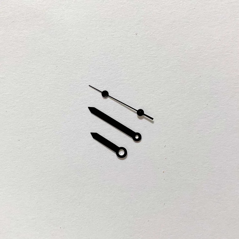 Watch Hands Black Orange White Three Hands Luminous Watch Accessories for NH35/ 36/ 4R/ 7S Movement