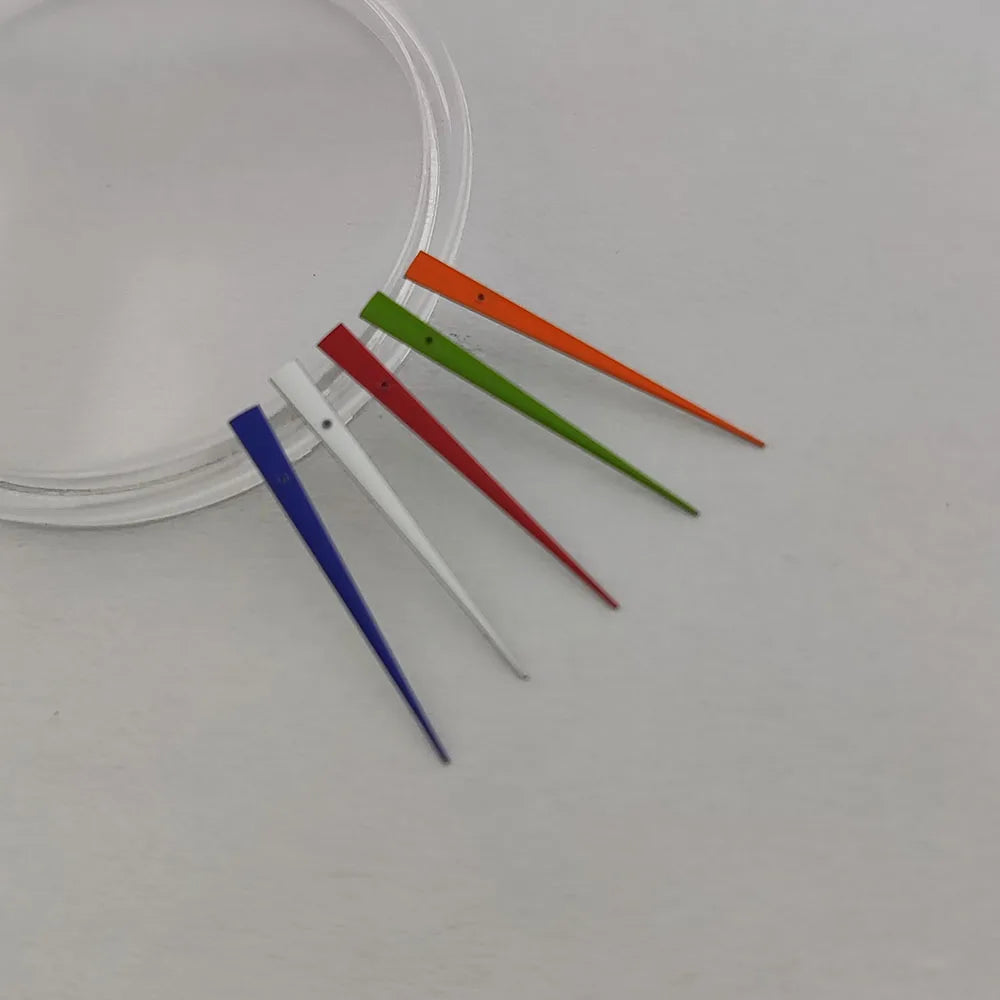 watch hands NH35 hands watch accessories white red yellow blue hand second hand Suitable for NH35 NH36 movement watch pointer