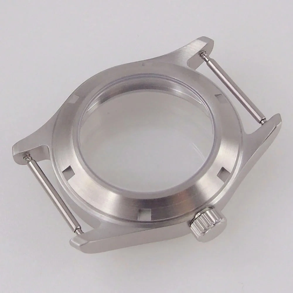 36mm/39mm Pilot Collection Watch Case Sapphire Glass 200m Waterproof Glass Back For NH35 NH36 ETA2824 PT5000 Movement