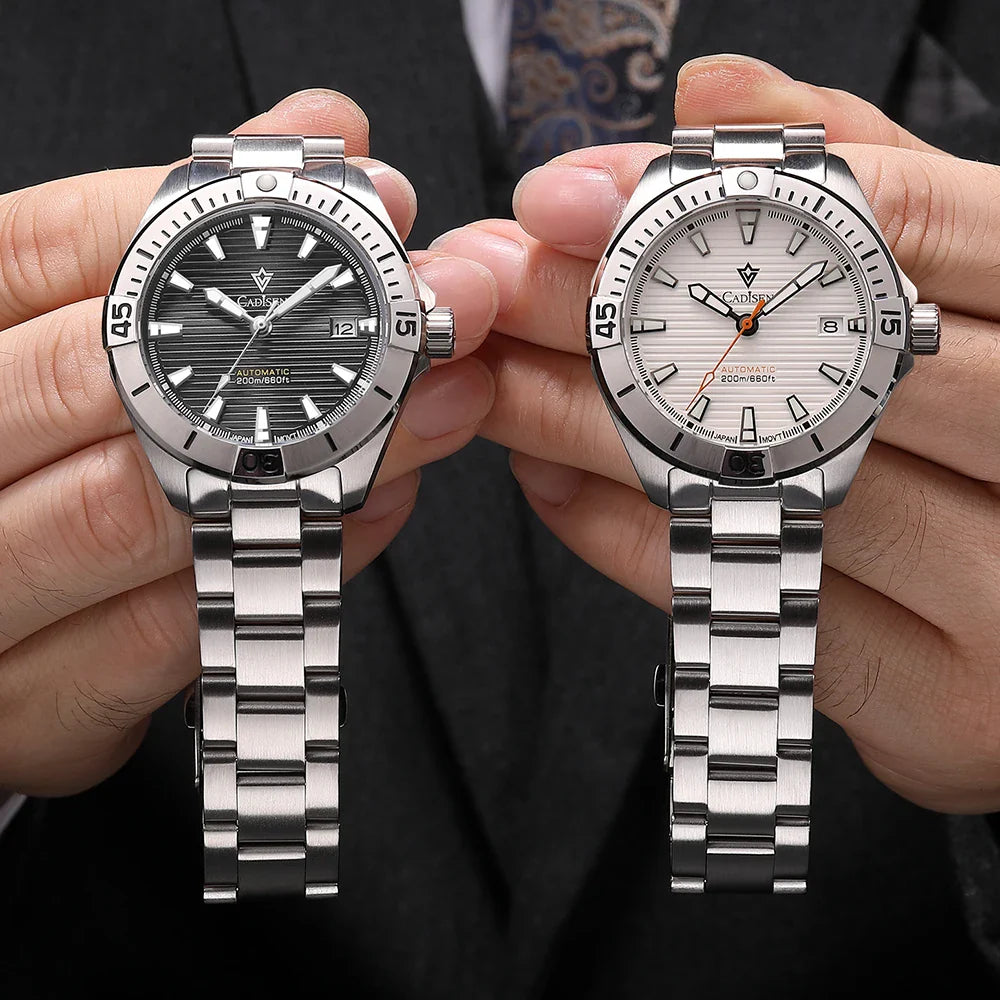 CADISEN C8218 Diver V2 20Bar NH35 Automatic 40MM Sapphire luminous