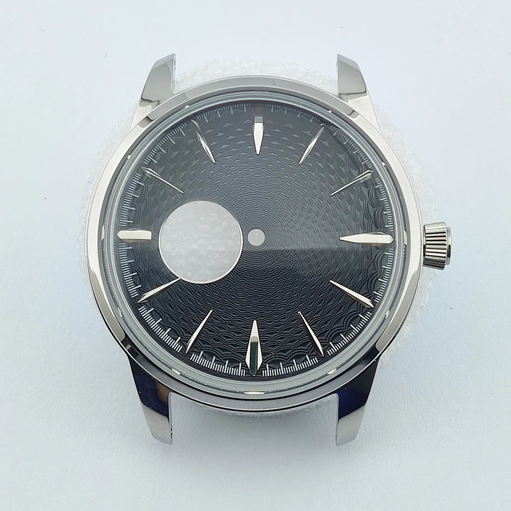 40mm Watch Case nh38 Case Arch Glass Silver Rose Gold Cocktail Case for NH38 Movement fit 35mm Dial