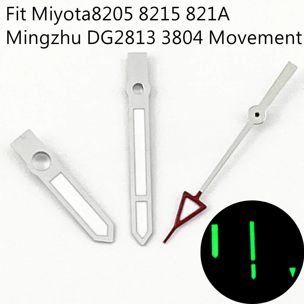 ETA Hands Silver/Black Watch Hands Fit NH35 NH36 PT5000 ETA2836 2824 DG2813 3804 Miyota8215 8205 821A Movement Watch Accessories