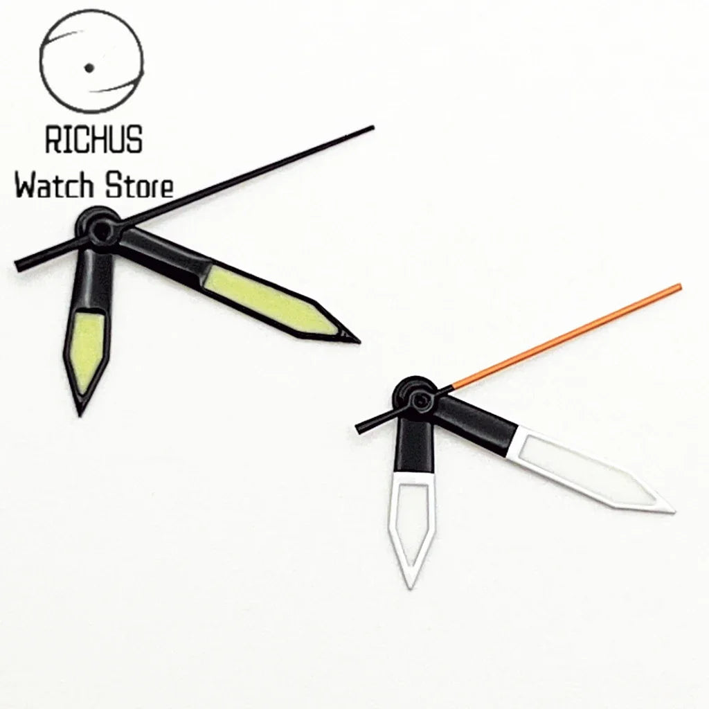 NH35 Watch Hands Black/White Watch Hands Fit NH35 NH36 PT5000 ETA2836 2824 Miyota8215 8205 DG2813 Movement Watch Accessories