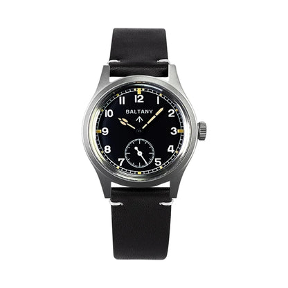 Custom logo watch Baltany S2025 D12 Retro Military Watch 36mm Swiss Luminous 10ATM Seagull  ST1701 Mechanical Watch