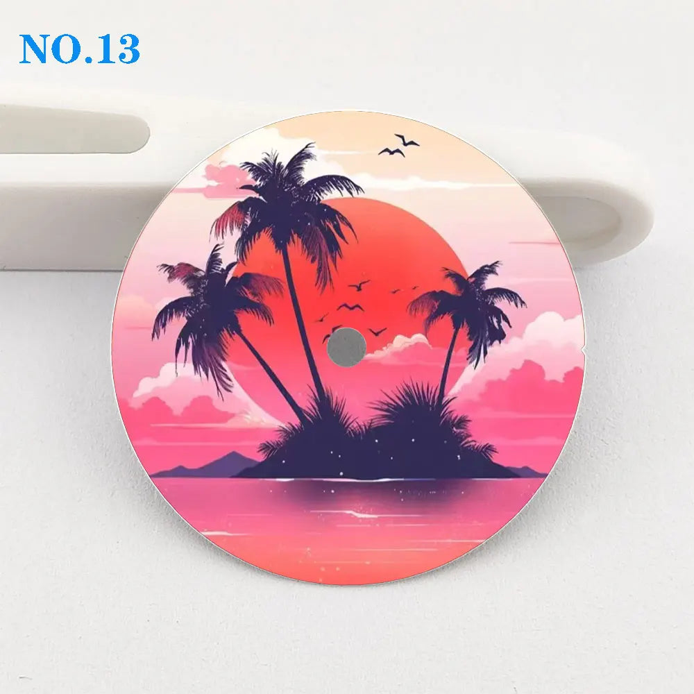 Watch dial 28.5mm dial NH35 dial creative color-printed series dial is suitable for NH35/36 movement watch accessories