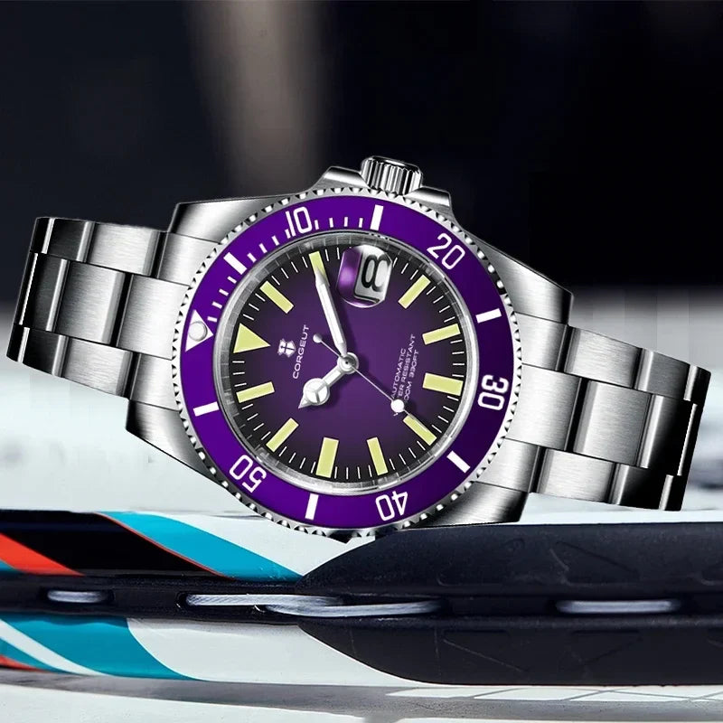 CORGEUT CG1101 40mm NH35 Submariner Automatic Sapphire 10Bar Dive Clock