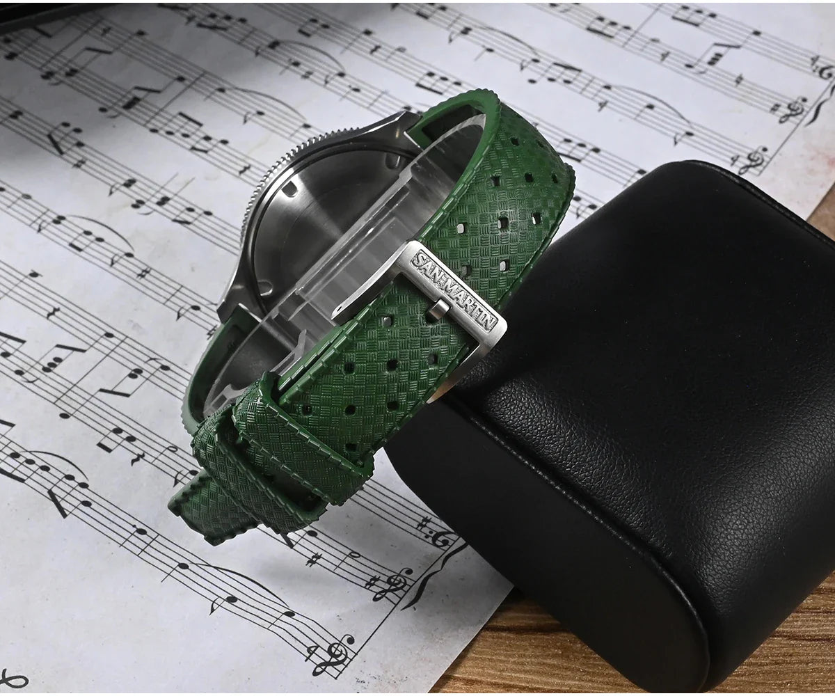 San Martin Diver SN0118G 40mm Original Design Fruit Series  NH35 Automatic 20Bar AR Sapphire BGW Luminous SN0118