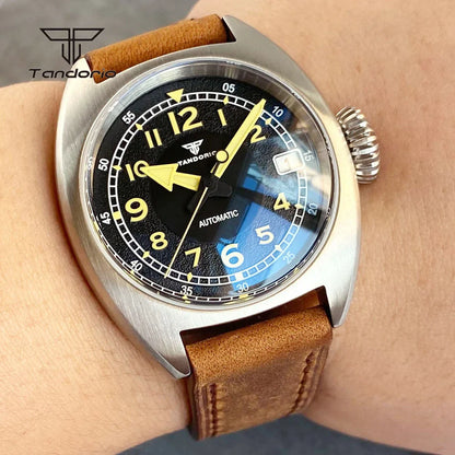 Tandorio Bronze Military TD102B Identity Crisis NH35 Domed AR Sapphire 36mm 20BAR