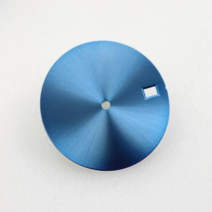 NH35 Dial New DIY 28.5mm Blue Surface with Date Watch Faces Mechanical Watch Modification Accessories for NH35/ NH36 Movement