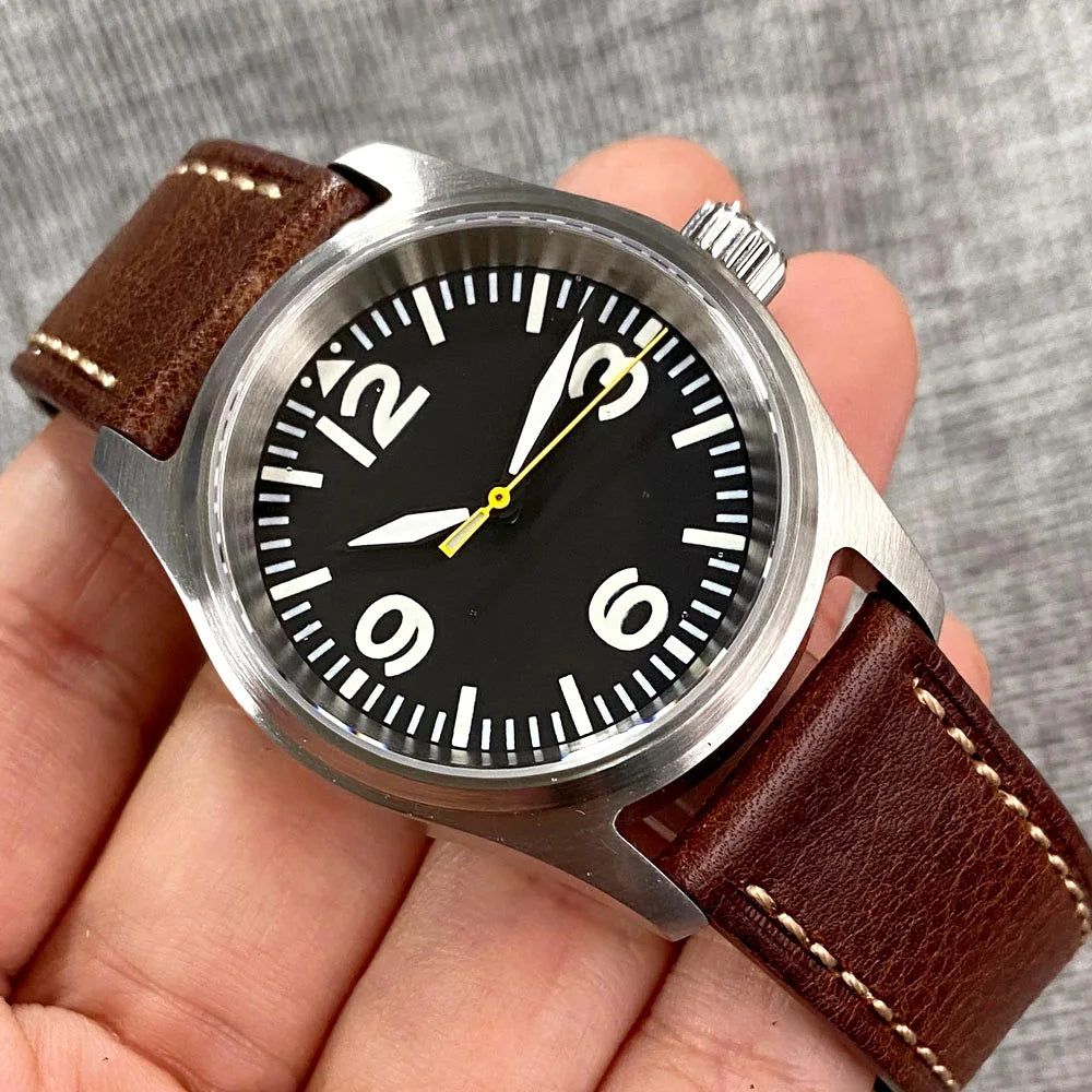 Tandorio pilot watch TD140S 36mm NH35A automatic sapphire 20bar