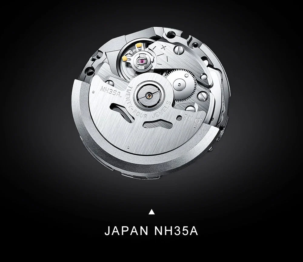 CADISEN C8227 Dress Watch Luminous NH35 AR Sapphire 10Bar 40MM