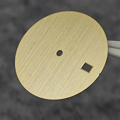30.5mm Watch Dial DIY Vertical Texture Surface with Date Faces for PP Case Watch Accessories for NH35A / 4R35 Movement