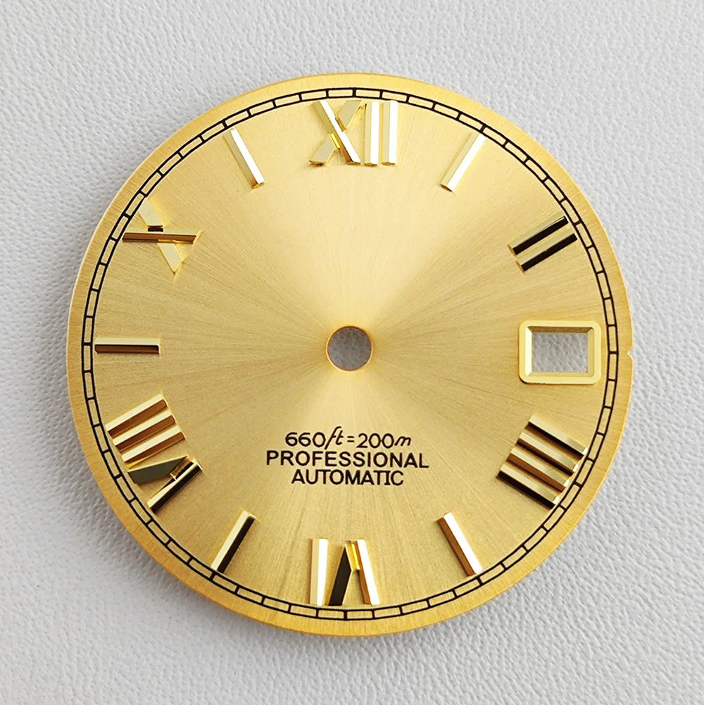 28.5mm NH35 dial Roman dial S Dial Modified Dial for NH35/NH36 Automatic Movement Watch accessories