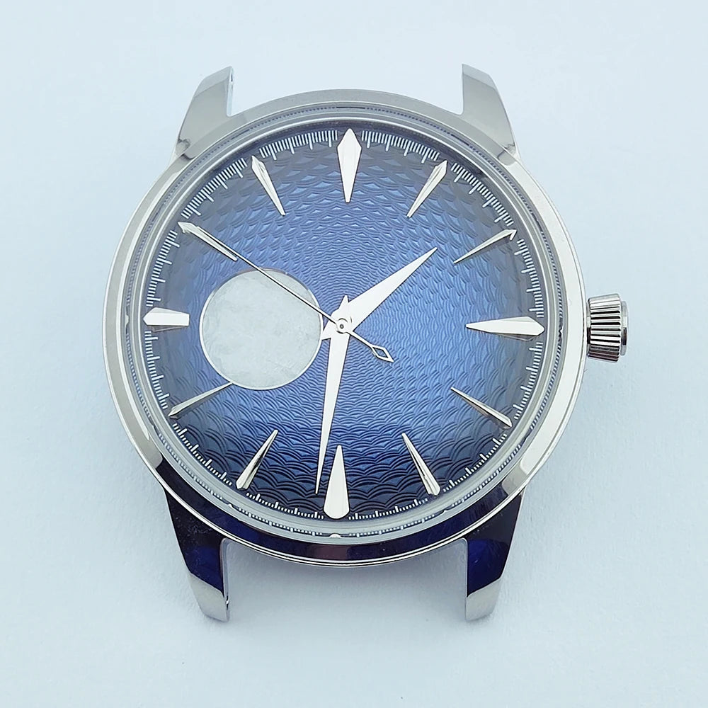 40mm Watch Case nh38 Case Arch Glass Silver Rose Gold Cocktail Case for NH38 Movement fit 35mm Dial