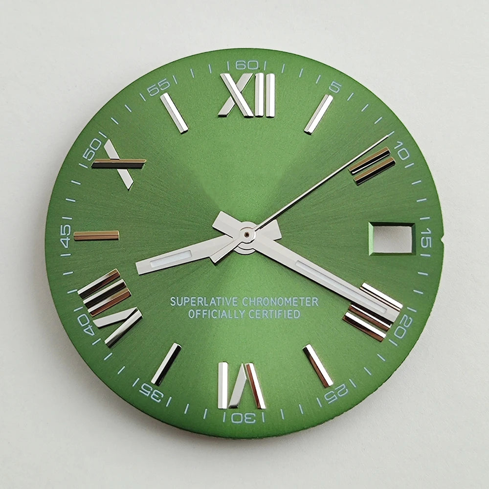 28.5mm NH35 dial Roman dial S Dial Modified Dial for NH35/NH36 Automatic Movement Watch accessories